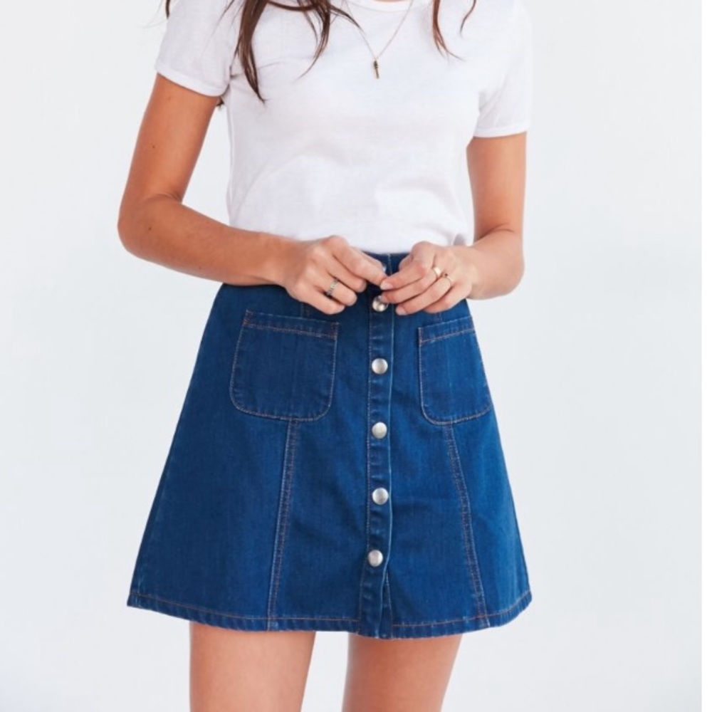 BDG Denim Mini Skirt